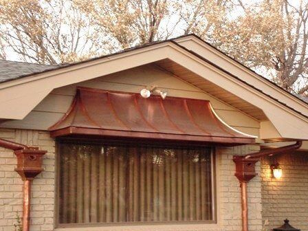image of Copper Awning and Gutters